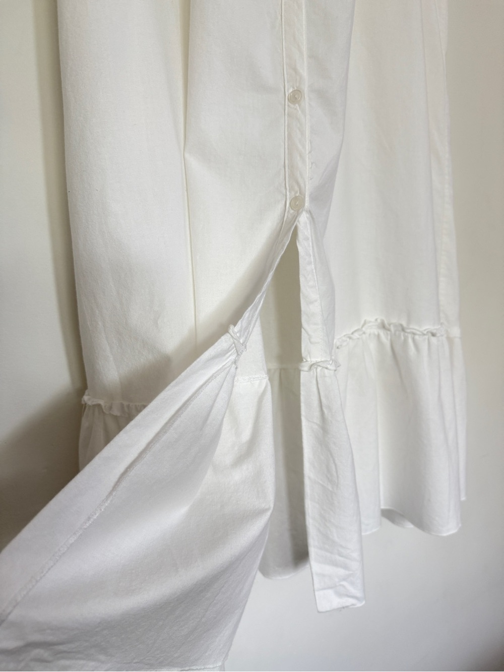 Vintage Inspired Embroidered Button Front
Midi Dress (Nightgown Dress Trend) - Picture 4 of 11